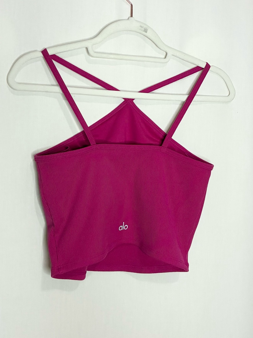 Alo Yoga Goddess Ribbed Knit Halter Top - Picture 6 of 7